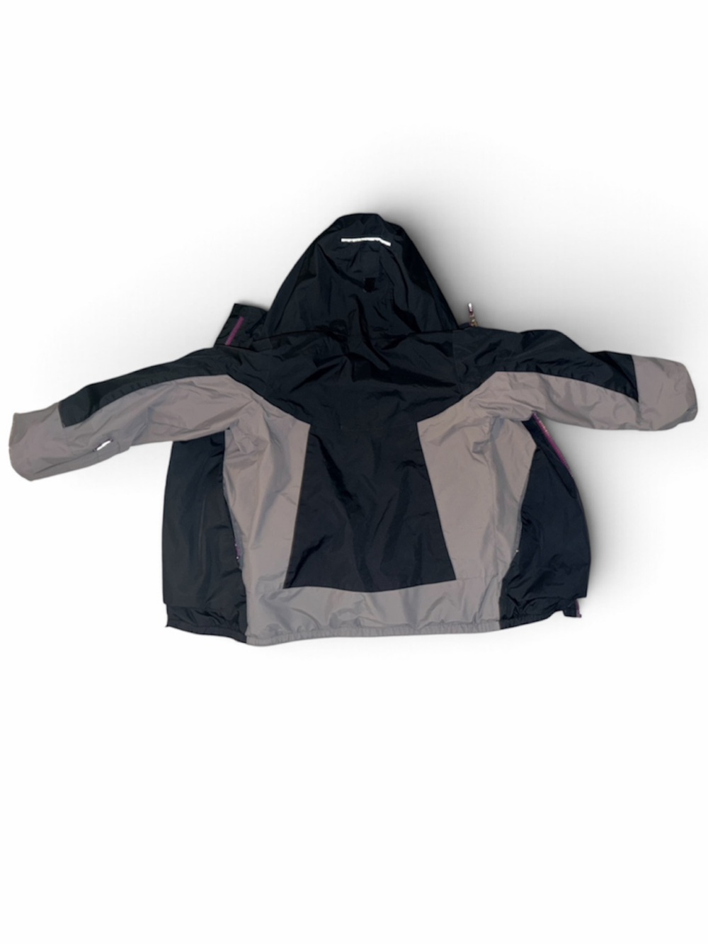Columbia Girls Interchange Winter Jacket Black Gray Purple Size XS 6/6X - Picture 2 of 7
